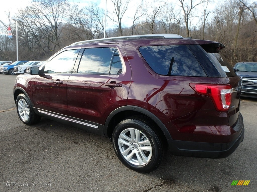 2019 Explorer XLT 4WD - Burgundy Velvet / Medium Black photo #5