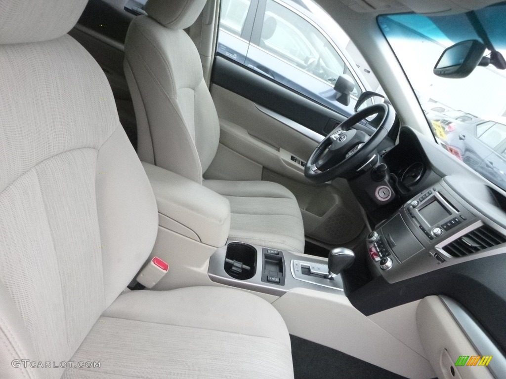 2014 Outback 2.5i Premium - Cypress Green Pearl / Ivory photo #3