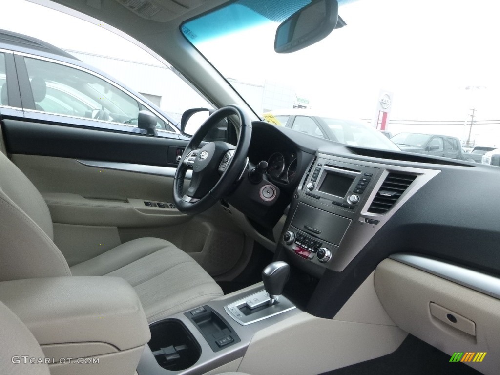 2014 Outback 2.5i Premium - Cypress Green Pearl / Ivory photo #4