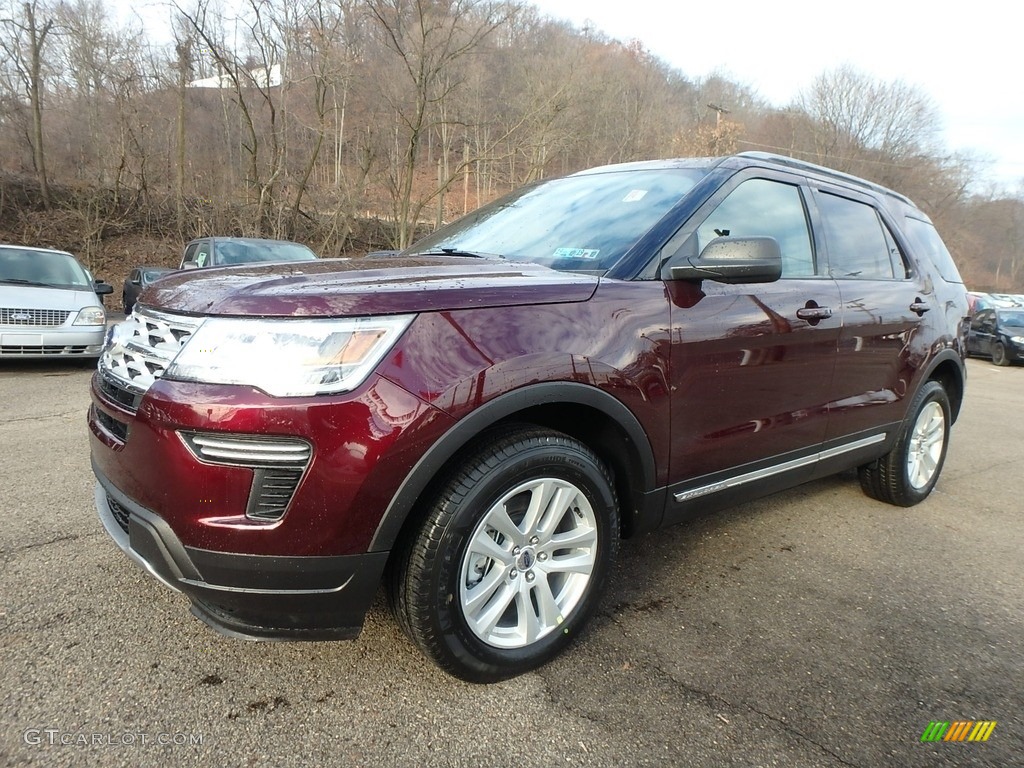 2019 Explorer XLT 4WD - Burgundy Velvet / Medium Black photo #7