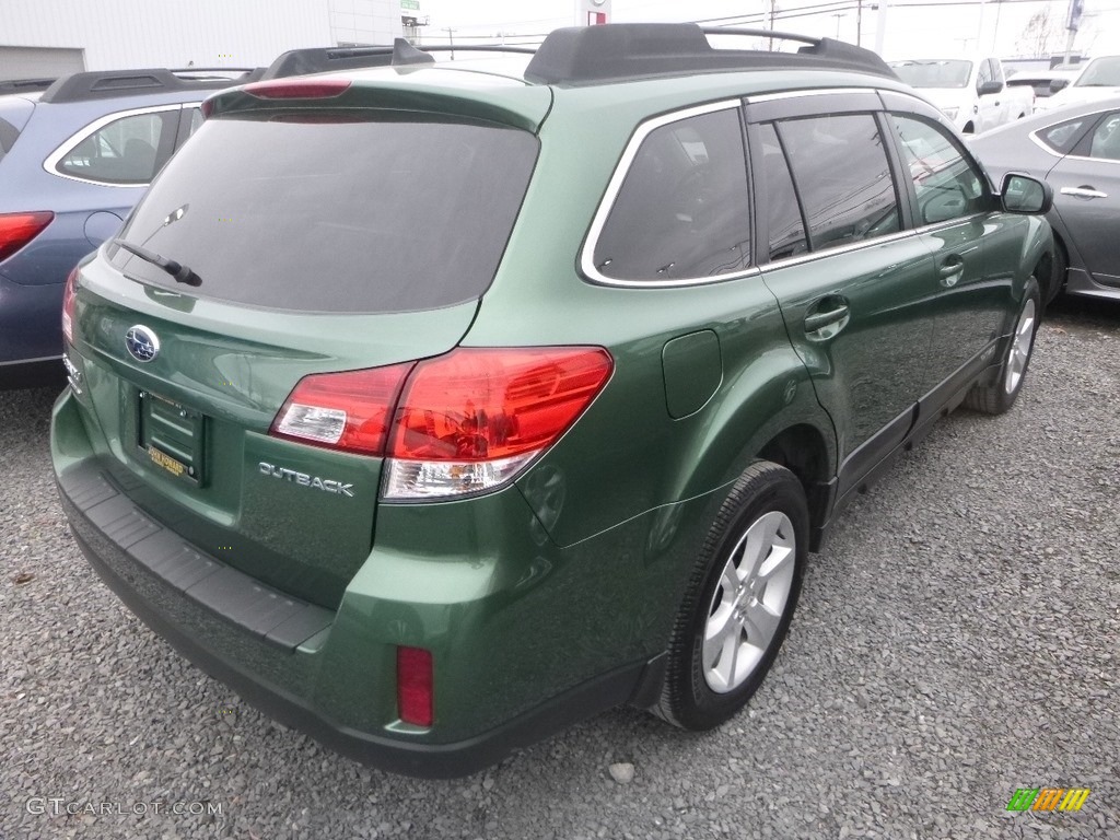 2014 Outback 2.5i Premium - Cypress Green Pearl / Ivory photo #6