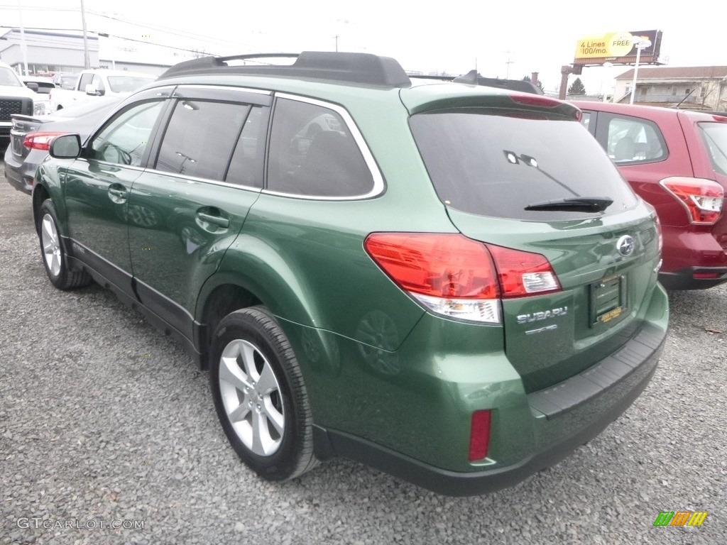 2014 Outback 2.5i Premium - Cypress Green Pearl / Ivory photo #8