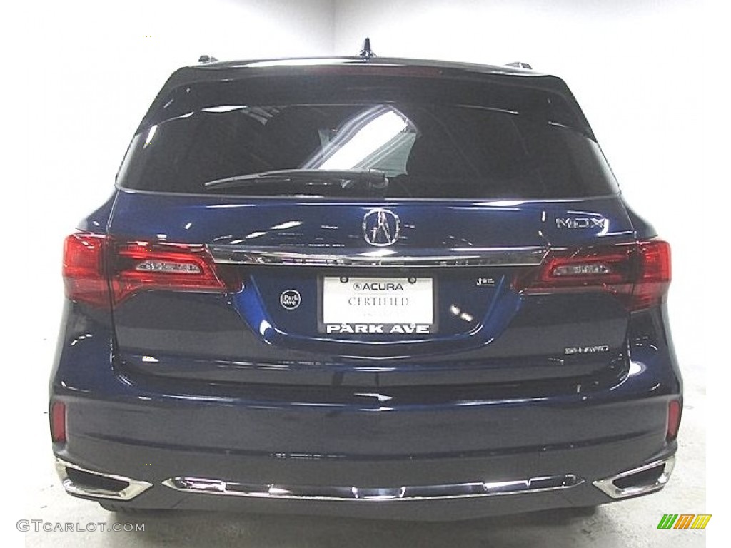 2017 MDX Advance SH-AWD - Fathom Blue Pearl / Graystone photo #3