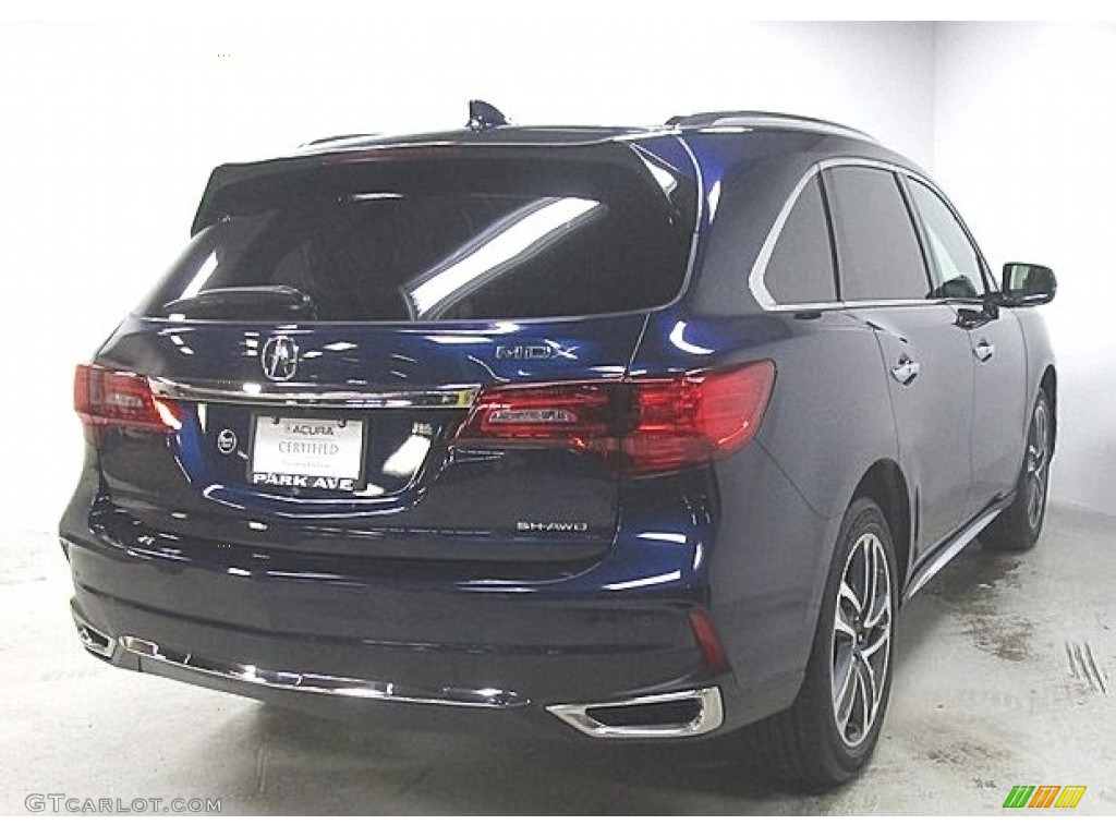 2017 MDX Advance SH-AWD - Fathom Blue Pearl / Graystone photo #4