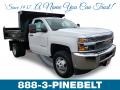 Summit White 2019 Chevrolet Silverado 3500HD Work Truck Regular Cab 4x4 Dump Truck