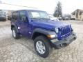 2019 Ocean Blue Metallic Jeep Wrangler Sport 4x4  photo #7