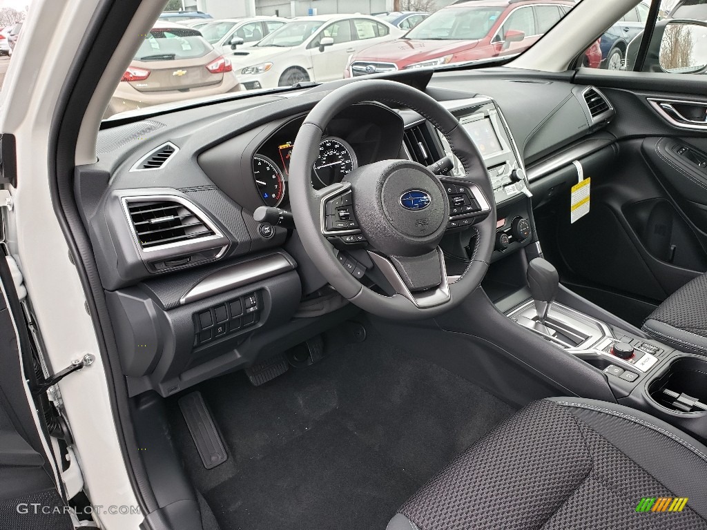 Black Interior 2019 Subaru Forester 2.5i Premium Photo #130963845