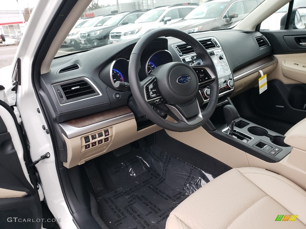 Warm Ivory Interior 2019 Subaru Outback 3.6R Limited Photo #130965498