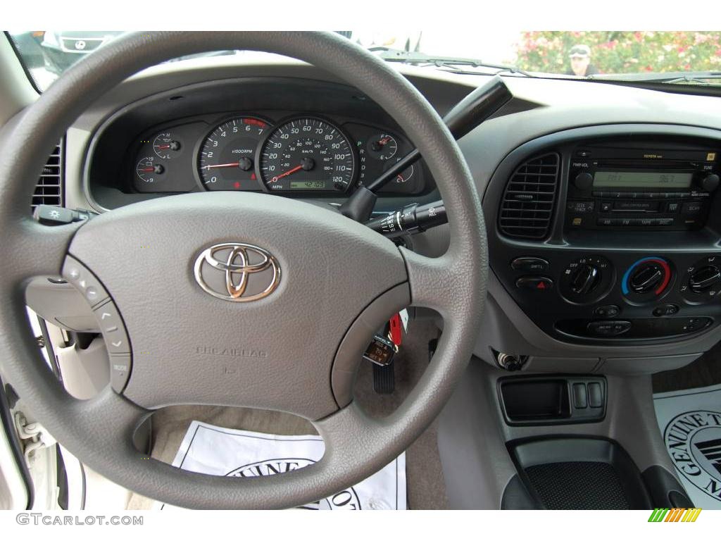 2005 Tundra SR5 TRD Double Cab 4x4 - Natural White / Dark Gray photo #10