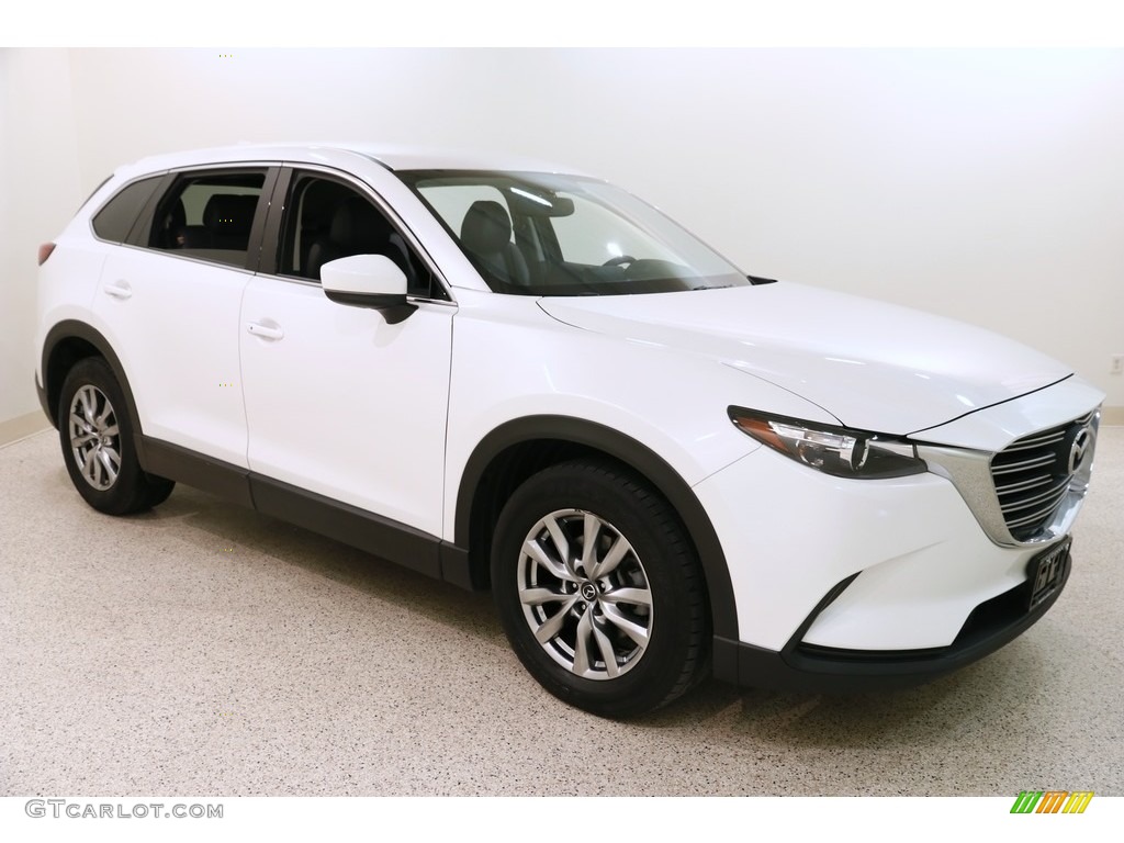 Snowflake White Pearl Mazda CX-9