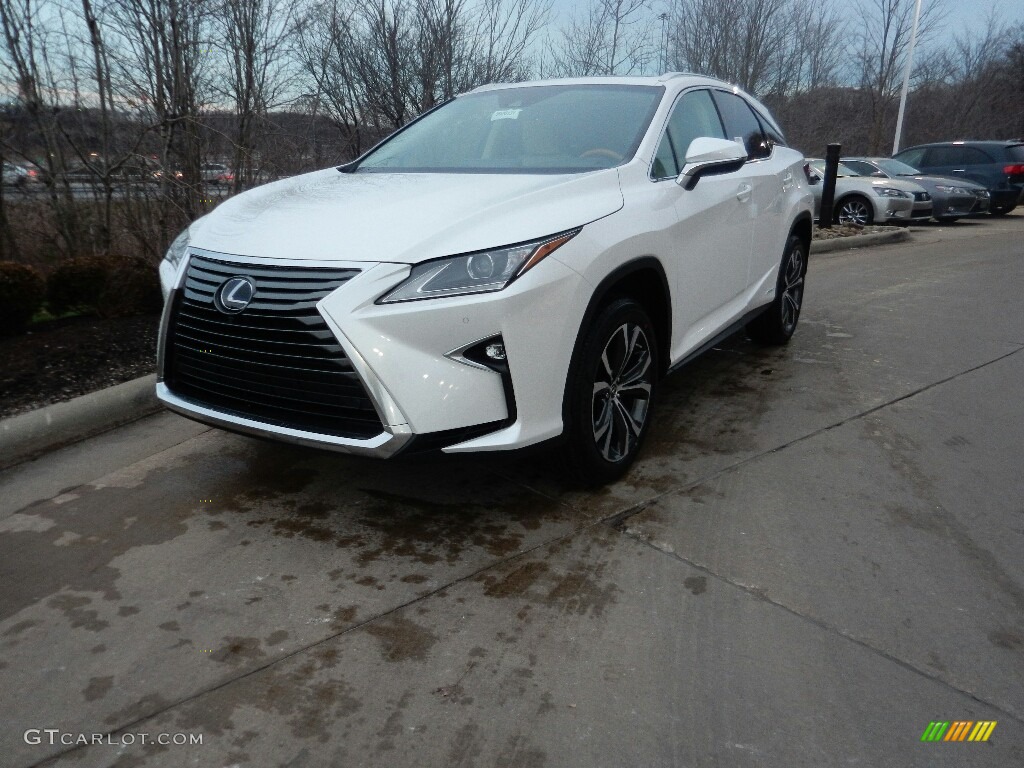 2019 RX 450h AWD - Eminent White Pearl / Parchment photo #1
