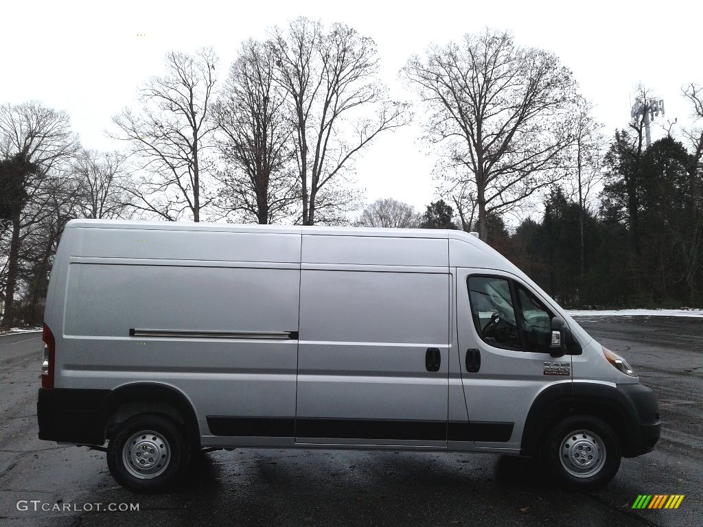 Bright Silver Metallic 2019 Ram ProMaster 2500 High Roof Cargo Van Exterior Photo #130972284