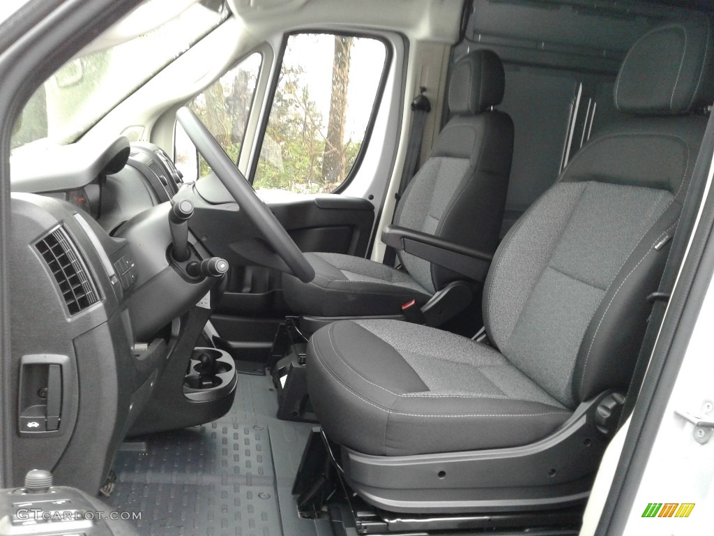 Black Interior 2019 Ram ProMaster 2500 High Roof Cargo Van Photo #130972317