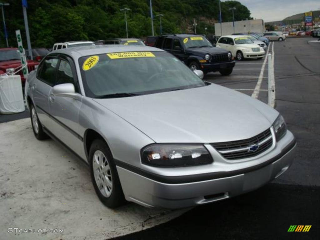 2003 Impala  - Galaxy Silver Metallic / Medium Gray photo #6