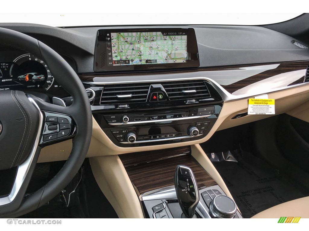 2019 5 Series 530e iPerformance Sedan - Jet Black / Canberra Beige/Black photo #6