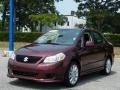 2008 Cherry Red Metallic Suzuki SX4 Sport Sedan  photo #1