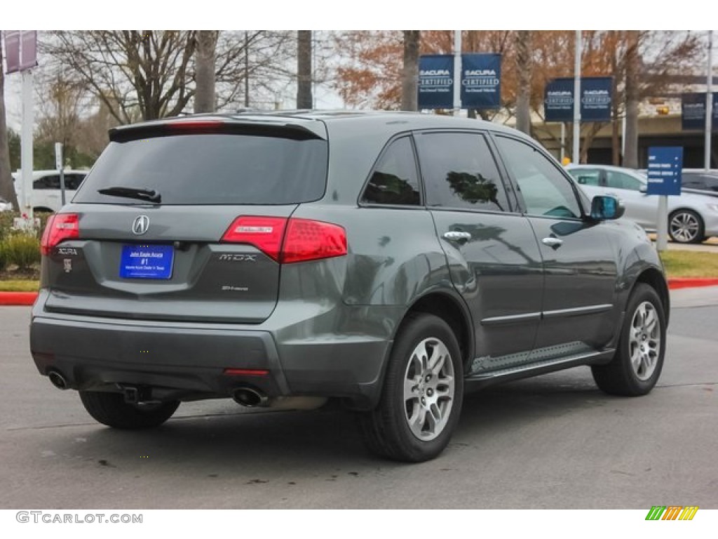 2007 MDX Technology - Aberdeen Green Metallic / Taupe photo #7