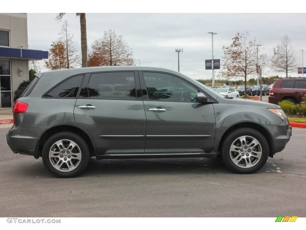 2007 MDX Technology - Aberdeen Green Metallic / Taupe photo #8