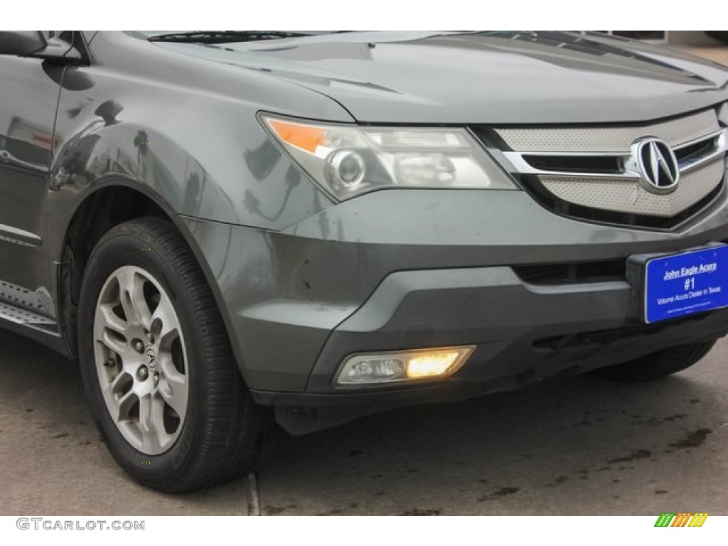 2007 MDX Technology - Aberdeen Green Metallic / Taupe photo #12