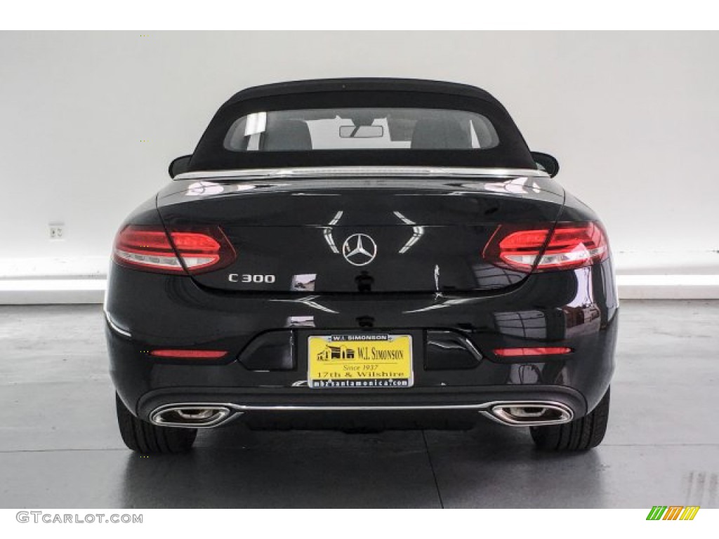 2019 C 300 Cabriolet - Black / Black photo #3