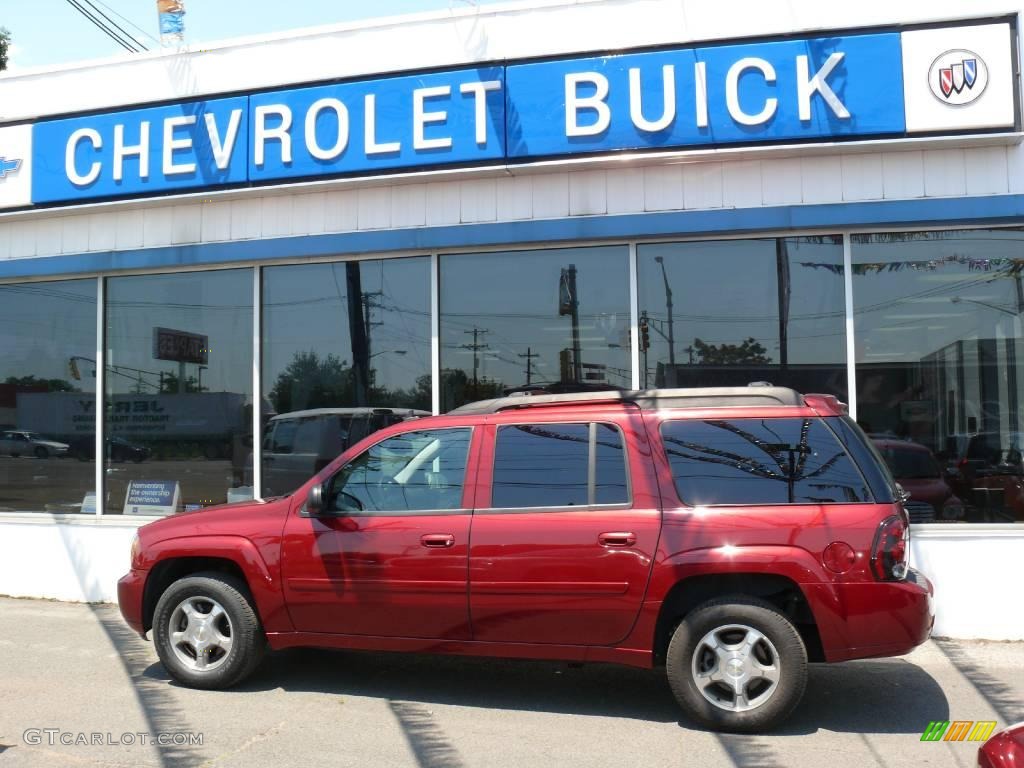 2006 TrailBlazer EXT LT 4x4 - Red Jewel Tint Coat / Ebony photo #1