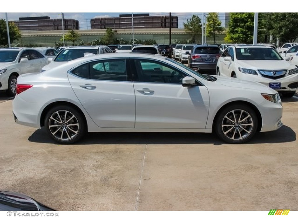 2018 TLX V6 Sedan - Bellanova White Pearl / Ebony photo #8