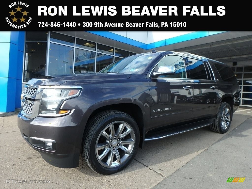 2015 Suburban LTZ 4WD - Tungsten Metallic / Jet Black photo #1