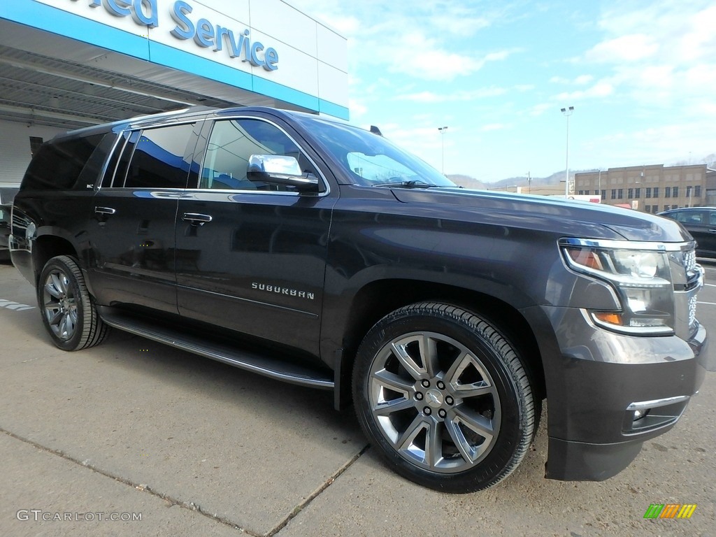 2015 Suburban LTZ 4WD - Tungsten Metallic / Jet Black photo #3