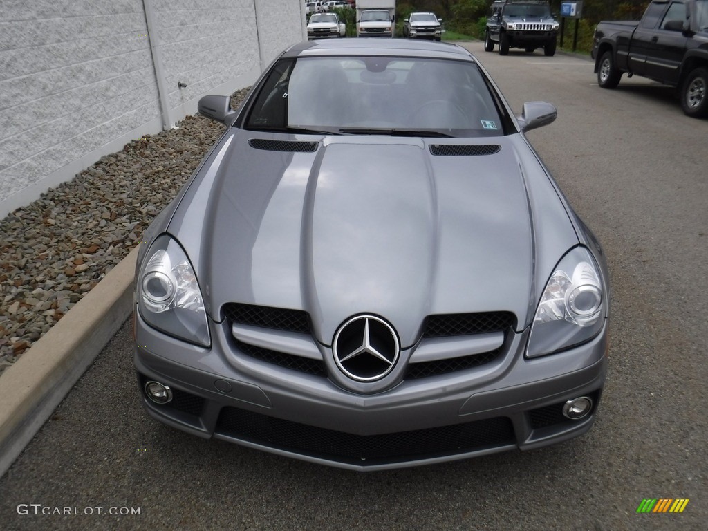 2011 SLK 300 Roadster - Palladium Silver Metallic / Black photo #7