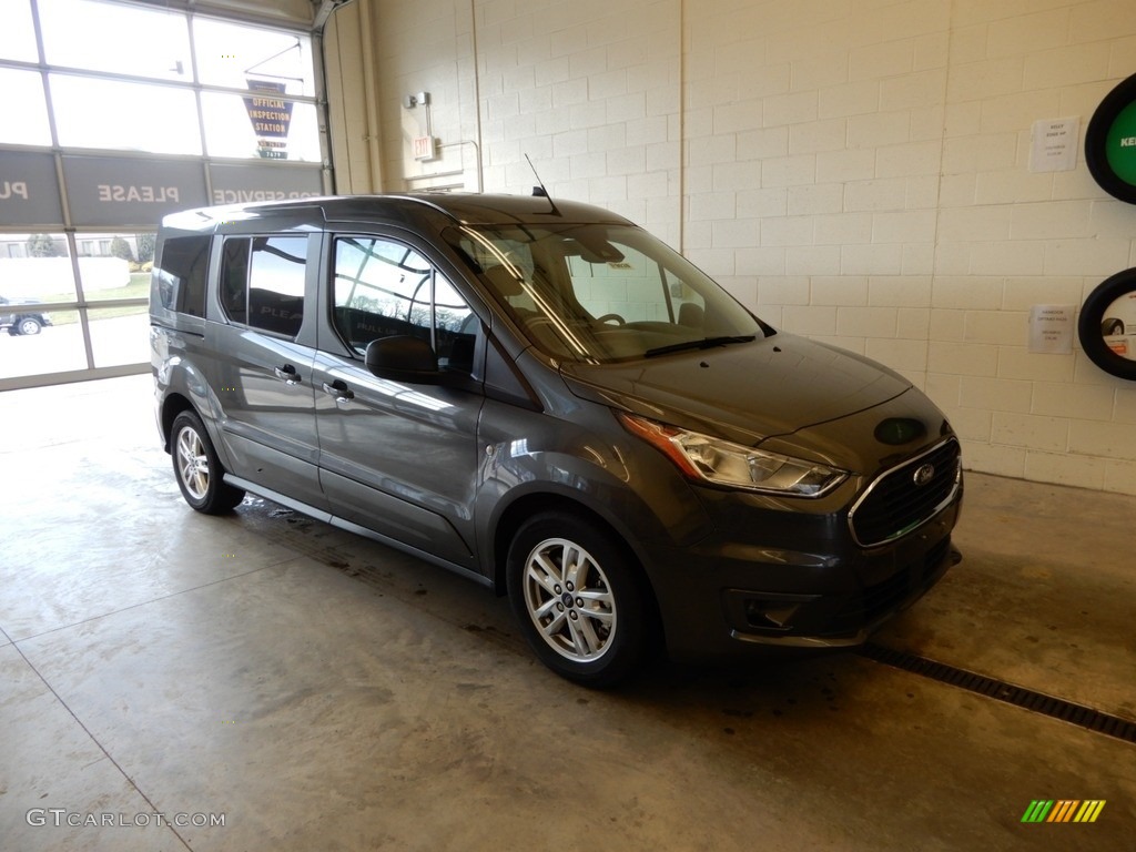 2019 Transit Connect XLT Passenger Wagon - Magnetic Metallic / Ebony photo #1