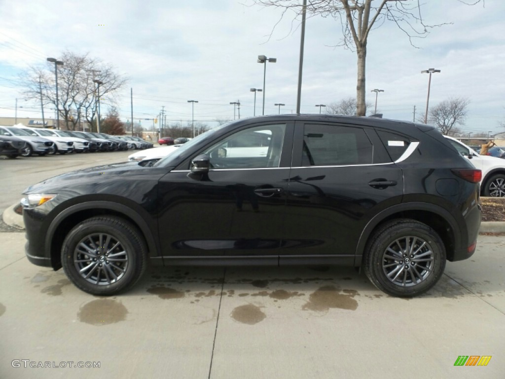 Jet Black Mica 2019 Mazda CX-5 Touring AWD Exterior Photo #130986368
