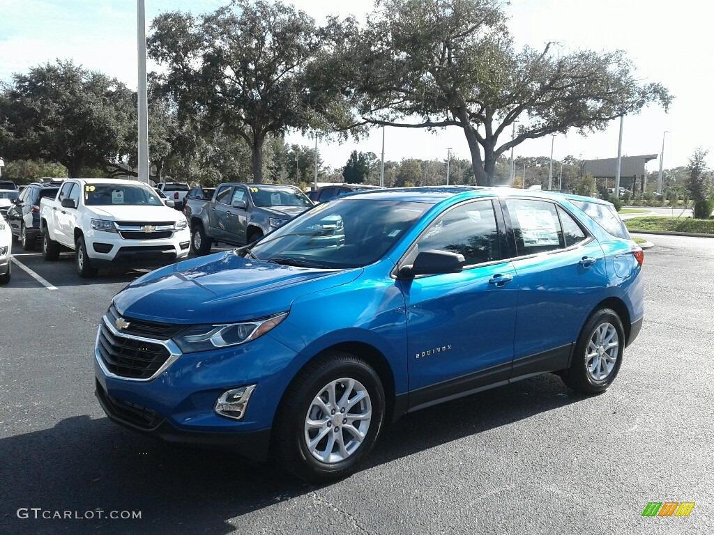 2019 Equinox LS - Kinetic Blue Metallic / Medium Ash Gray photo #1