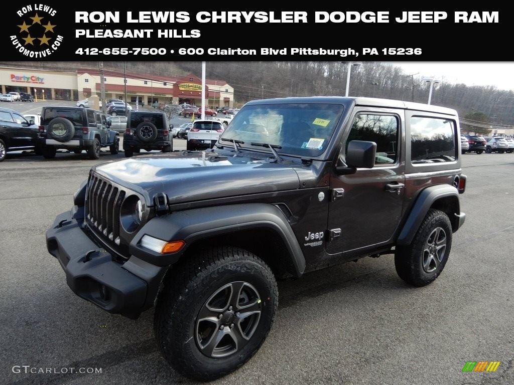 2019 Wrangler Sport 4x4 - Granite Crystal Metallic / Black photo #1