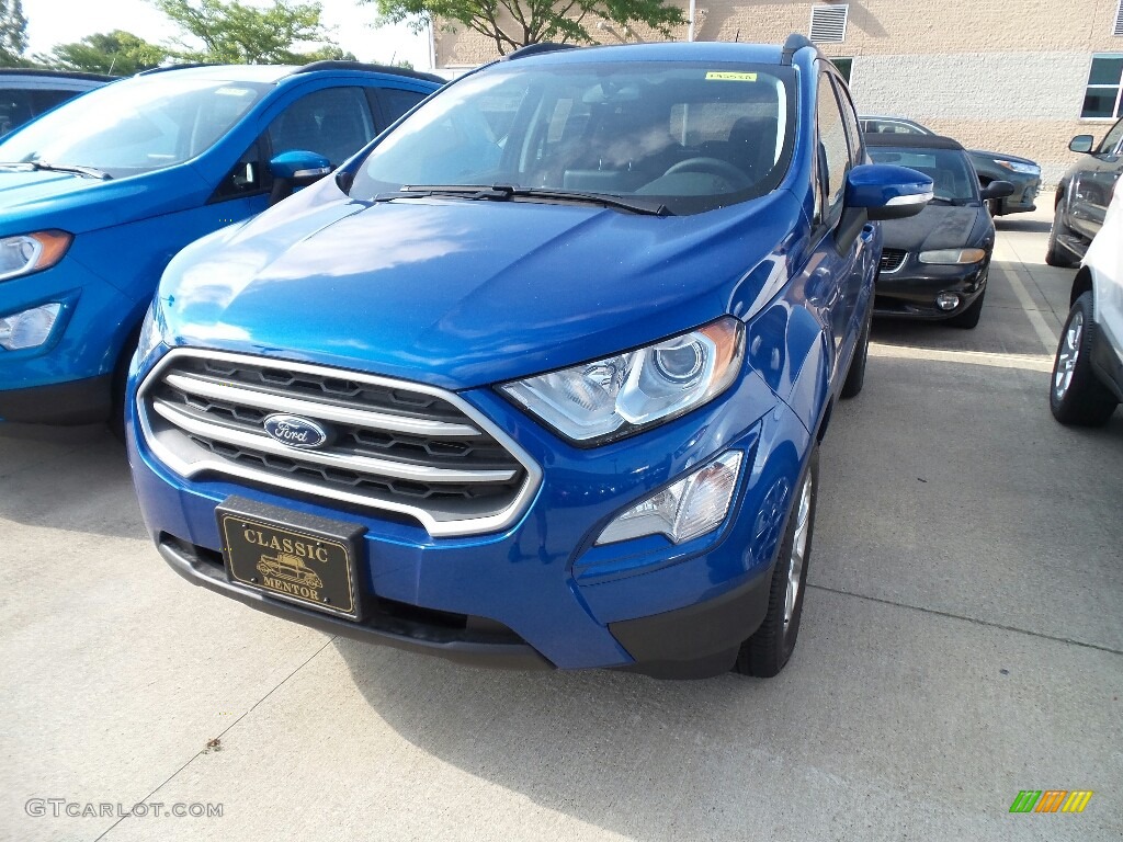 Lightning Blue Ford EcoSport
