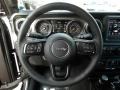 Black 2019 Jeep Wrangler Sport 4x4 Steering Wheel