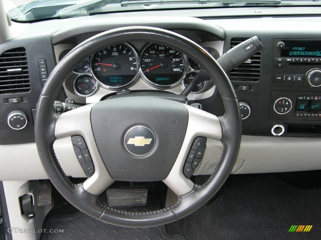 2007 Silverado 1500 LT Extended Cab 4x4 - Blue Granite Metallic / Light Titanium/Dark Titanium Gray photo #19