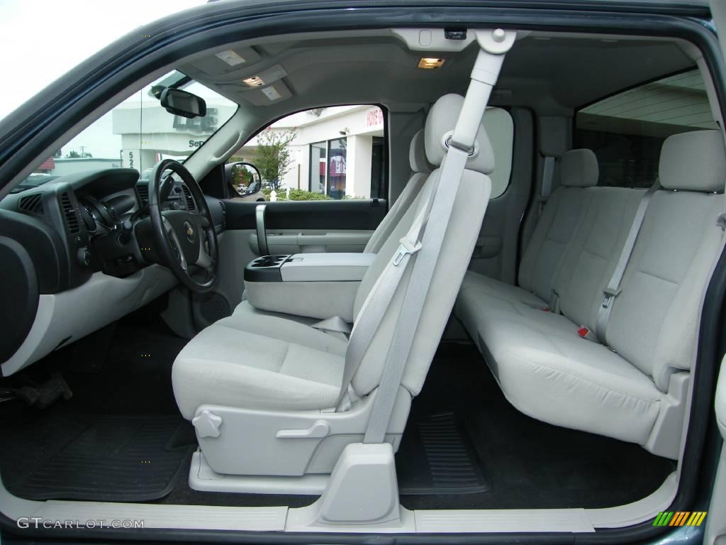 2007 Silverado 1500 LT Extended Cab 4x4 - Blue Granite Metallic / Light Titanium/Dark Titanium Gray photo #23