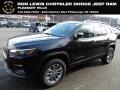 2019 Diamond Black Crystal Pearl Jeep Cherokee Latitude Plus 4x4  photo #1