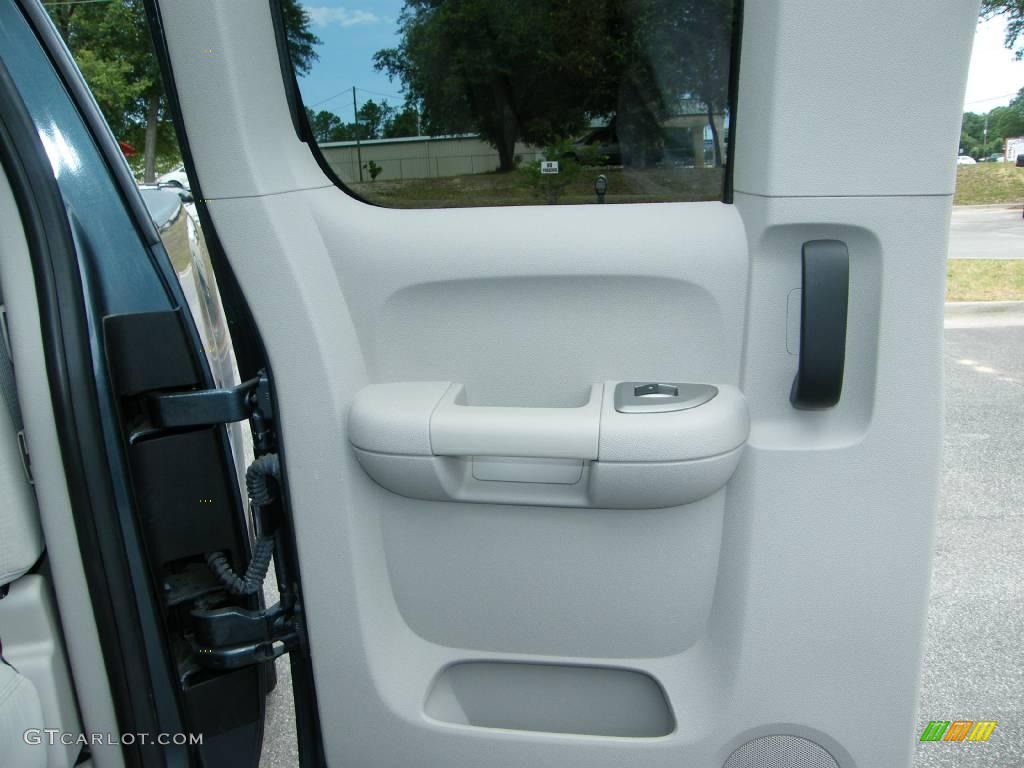 2007 Silverado 1500 LT Extended Cab 4x4 - Blue Granite Metallic / Light Titanium/Dark Titanium Gray photo #24