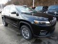 2019 Diamond Black Crystal Pearl Jeep Cherokee Latitude Plus 4x4  photo #8