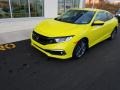 Tonic Yellow Pearl - Civic EX Coupe Photo No. 2
