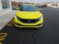 2019 Tonic Yellow Pearl Honda Civic EX Coupe  photo #3