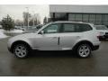 2009 Titanium Silver Metallic BMW X3 xDrive30i  photo #2