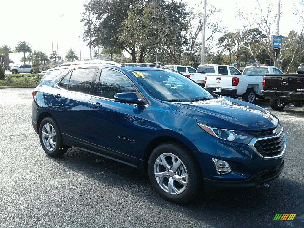 2019 Equinox LT - Pacific Blue Metallic / Medium Ash Gray photo #7