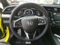 Black 2019 Honda Civic EX Coupe Steering Wheel