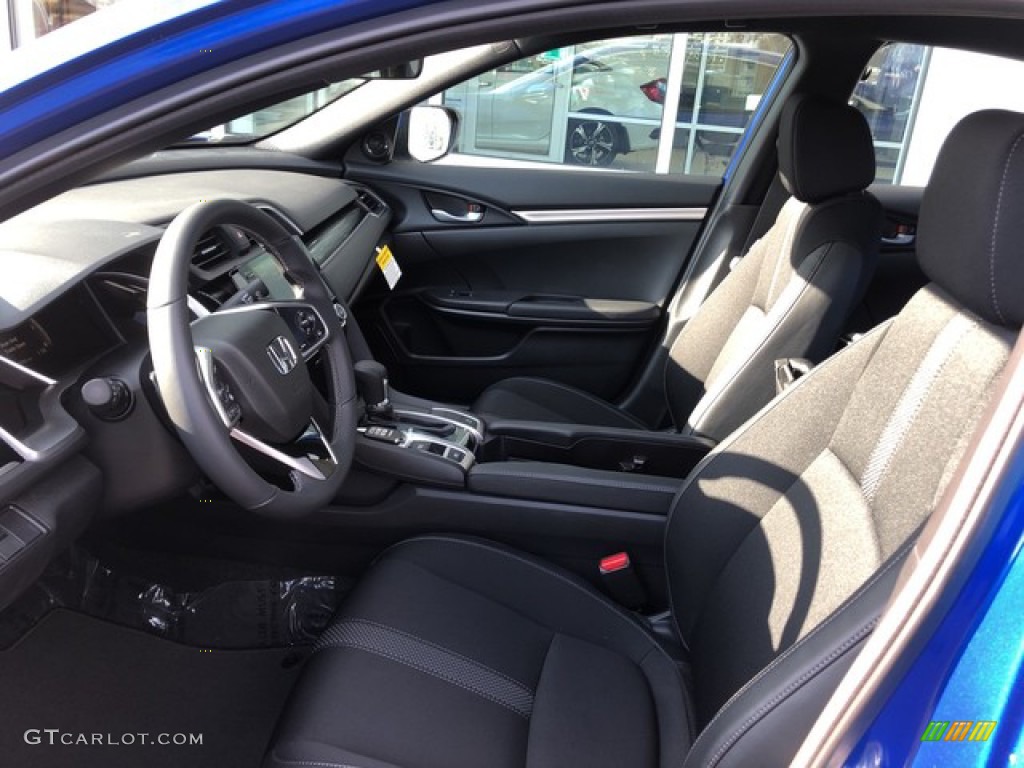 2019 Civic Sport Sedan - Agean Blue Metallic / Black photo #5