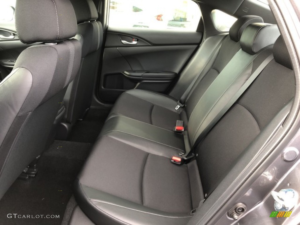 Black Interior 2019 Honda Civic Sport Sedan Photo #130993136