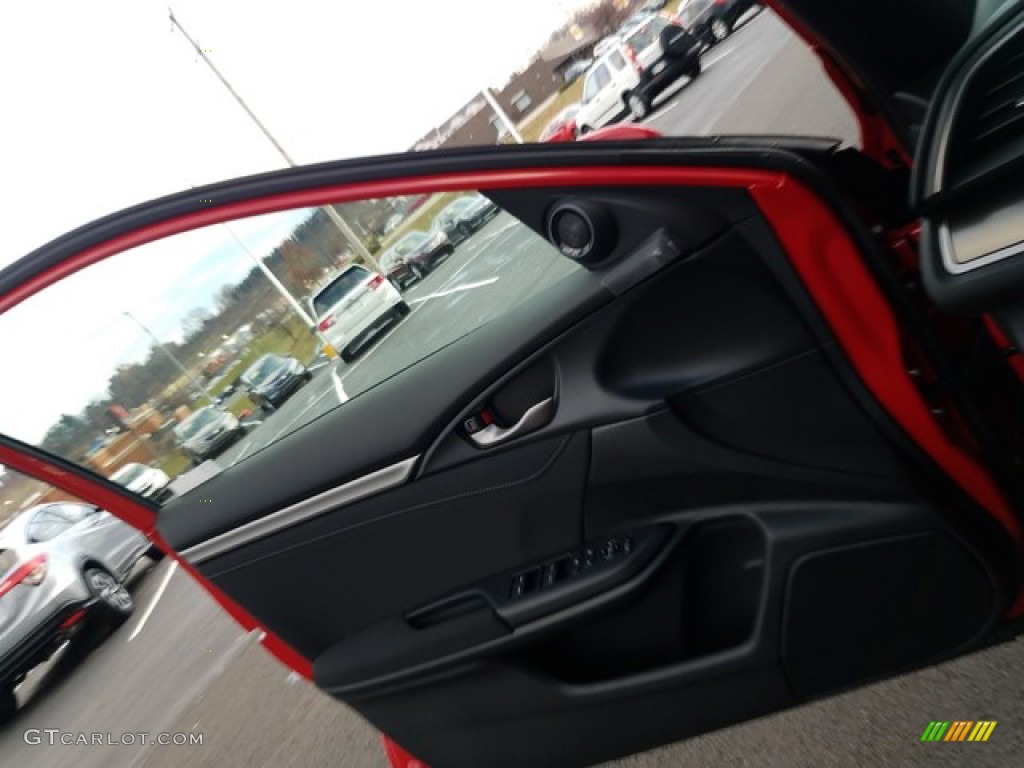 2019 Civic EX Hatchback - Rallye Red / Black photo #21