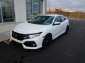 White Orchid Pearl 2019 Honda Civic EX Hatchback Exterior