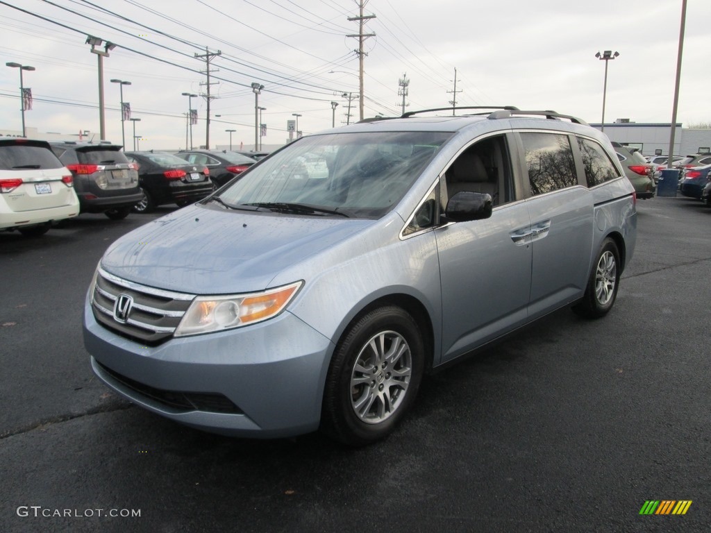 2011 Odyssey EX-L - Celestial Blue Metallic / Gray photo #2